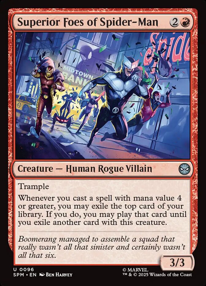 Superior Foes of Spider-Man 96 (Marvel's Spider-Man)  - Foil | Good Games Modbury