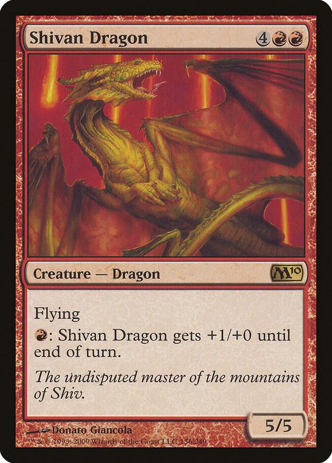Shivan Dragon 156/249 (Magic 2010 (M10))  | Good Games Modbury