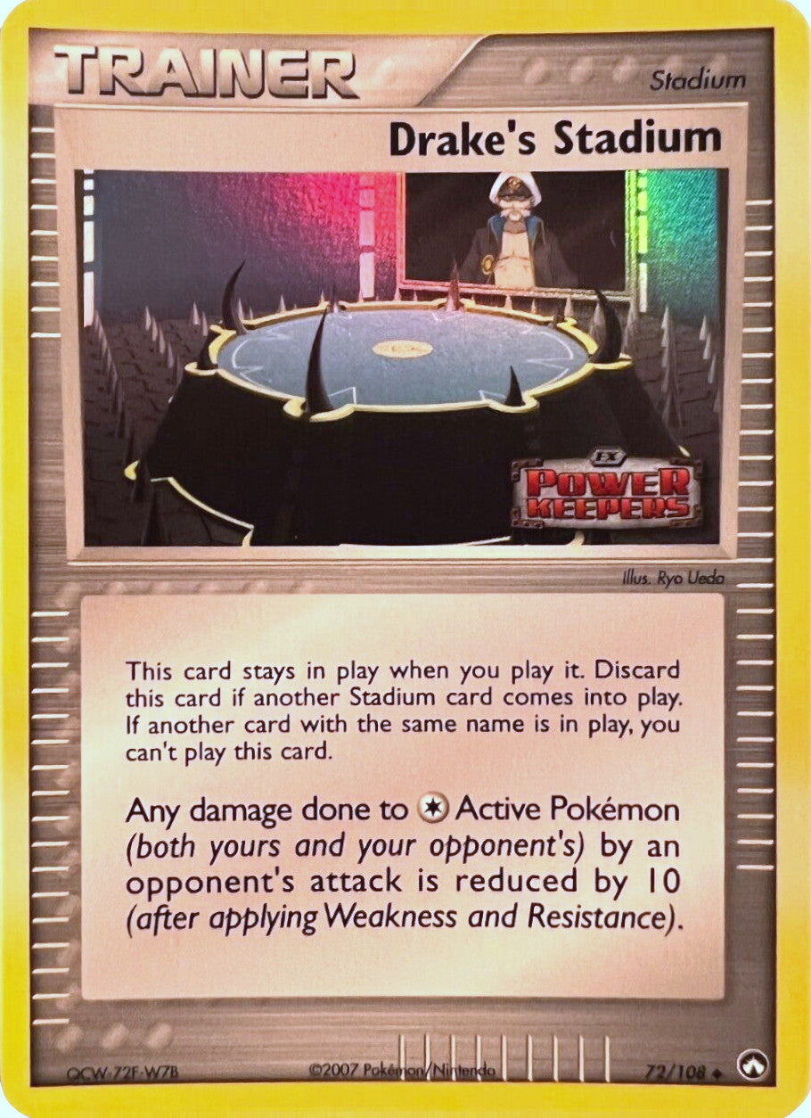 Drake's Stadium (72/108) (Stamped) [EX: Power Keepers] | Good Games Modbury