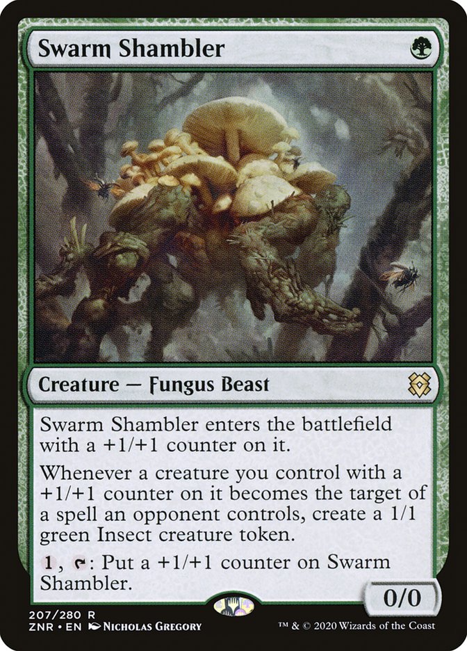 Swarm Shambler 207/280 (Zendikar Rising)  - Foil | Good Games Modbury