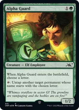 Alpha Guard Galaxy Foil 415/244 (Unfinity)  - Foil | Good Games Modbury