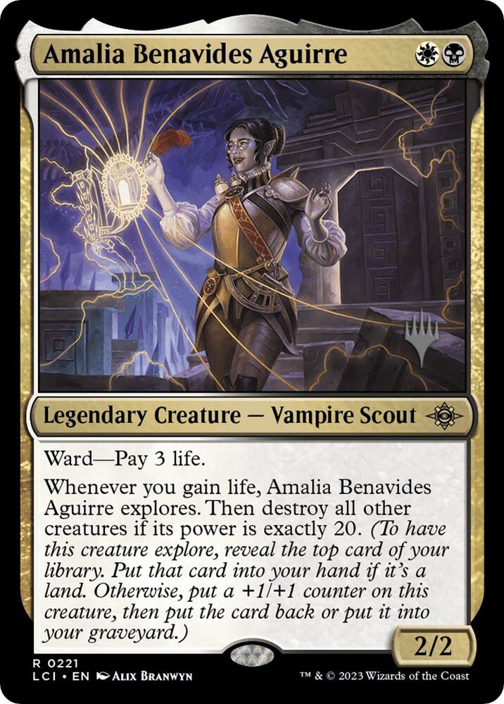Amalia Benavides Aguirre 221p/138 (Promo Pack: The Lost Caverns of Ixalan)  - Foil | Good Games Modbury