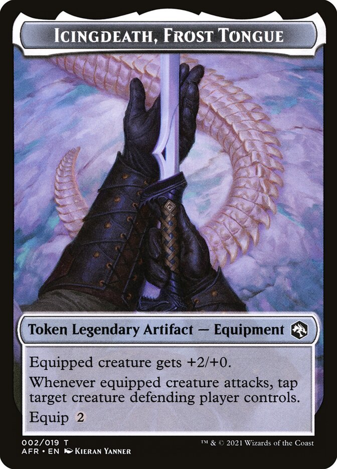 Icingdeath, Frost Tongue Token [Dungeons & Dragons: Adventures in the Forgotten Realms Tokens] | Good Games Modbury