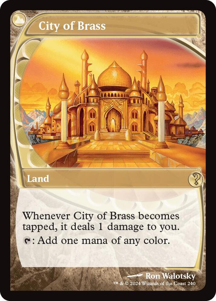 City of Brass 240/390 (Mystery Booster 2)  - Future Sight Foil | Good Games Modbury