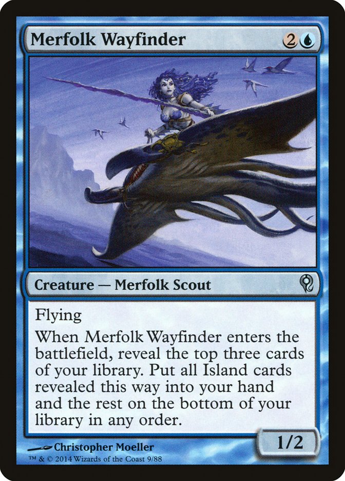 Merfolk Wayfinder [Duel Decks: Jace vs. Vraska] | Good Games Modbury