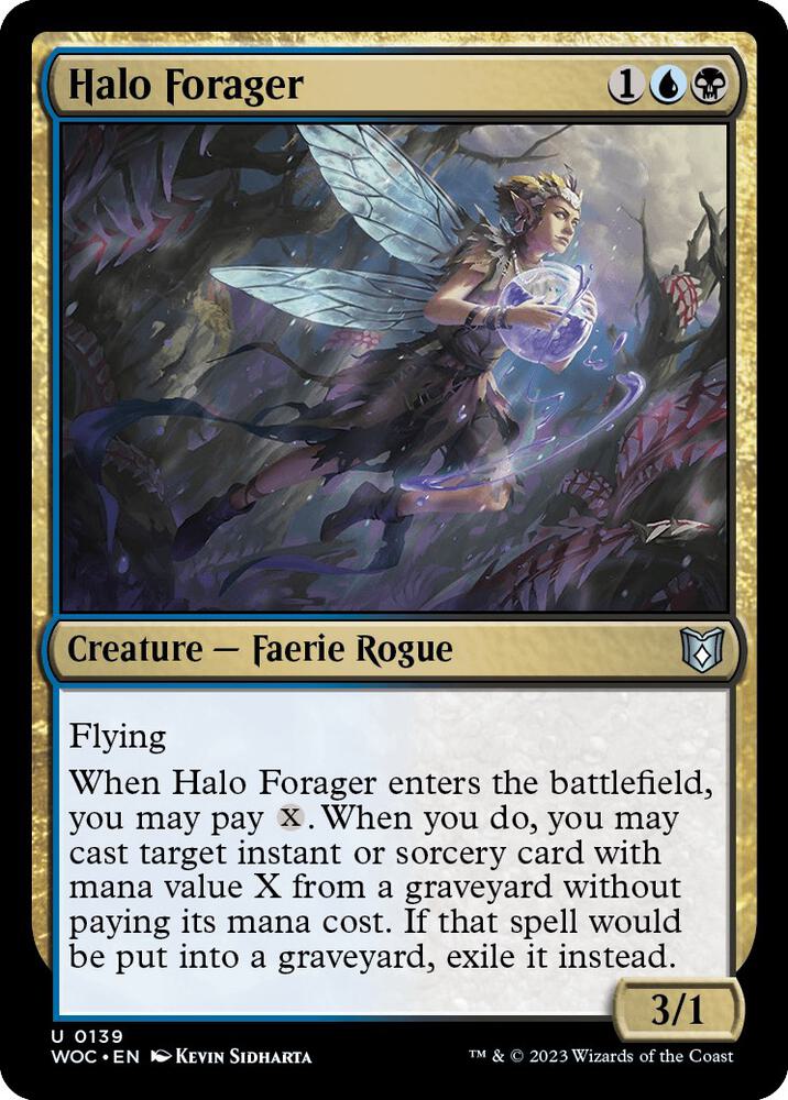 Halo Forager 139/173 (Commander: Wilds of Eldraine)  | Good Games Modbury