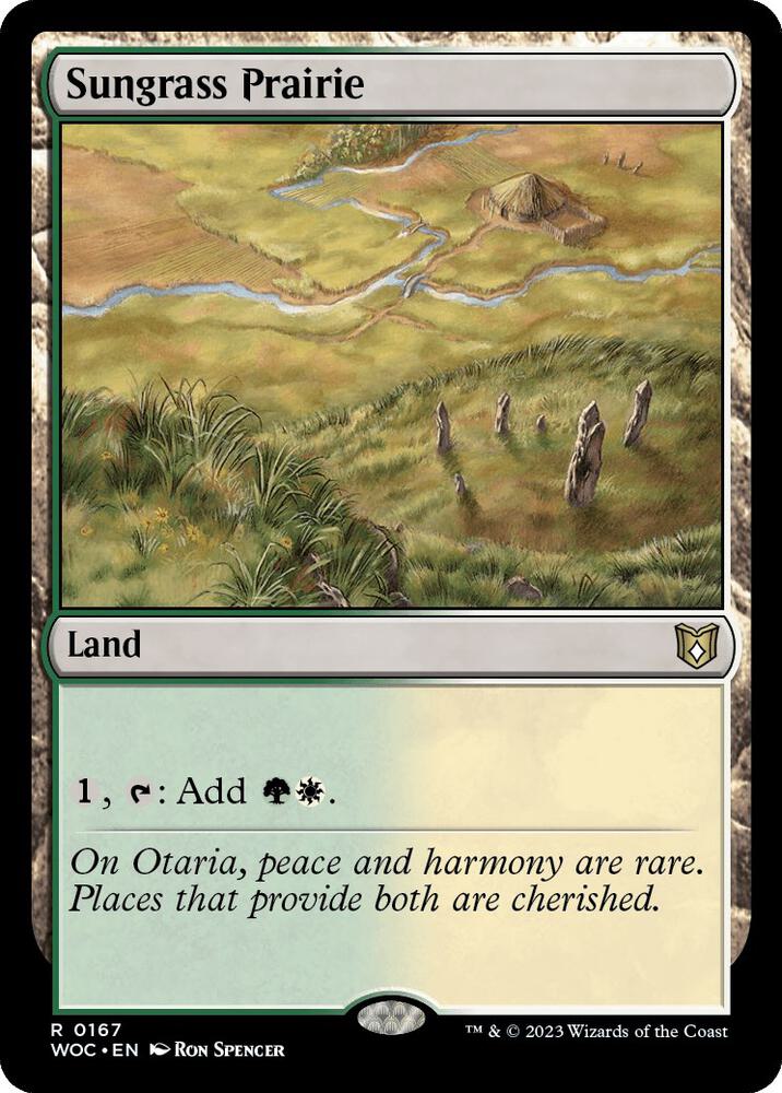 Sungrass Prairie 167/173 (Commander: Wilds of Eldraine)  | Good Games Modbury