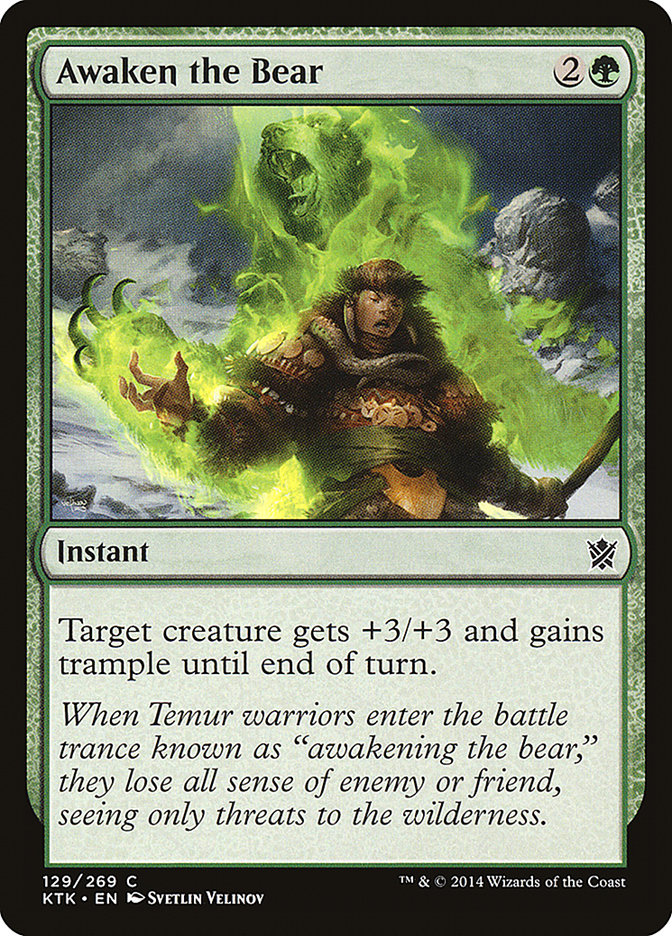 Awaken the Bear [Khans of Tarkir] | Good Games Modbury