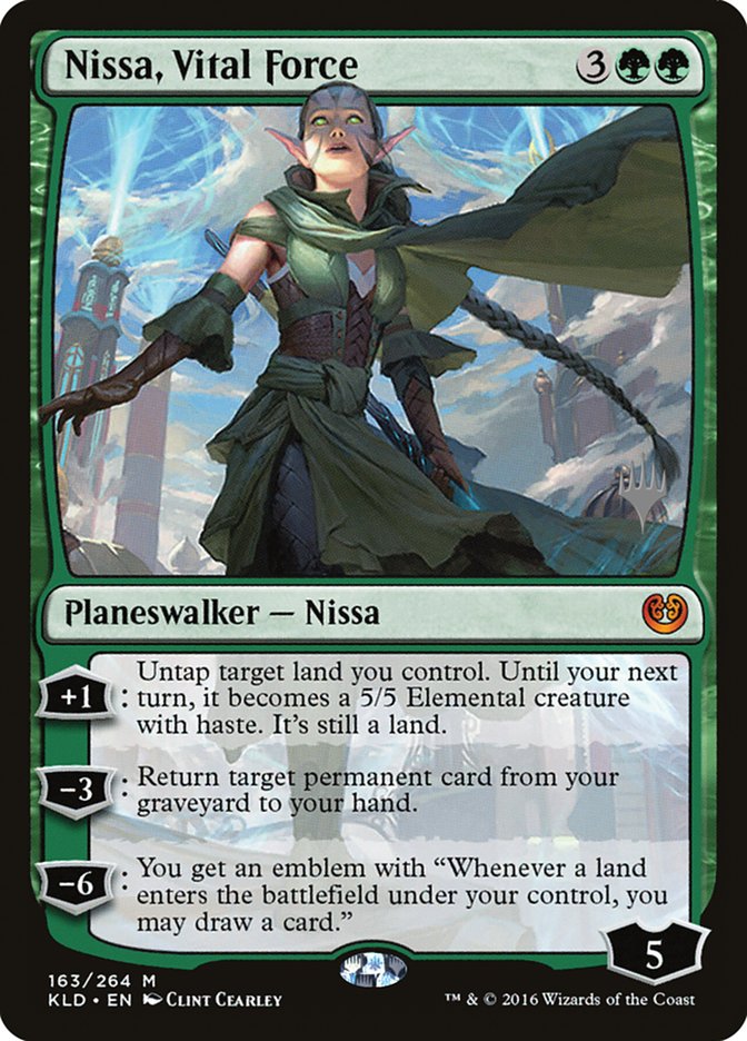 Nissa, Vital Force [Kaladesh Promos] | Good Games Modbury