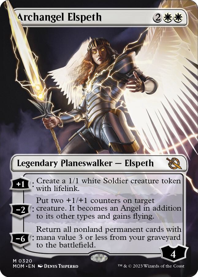 Archangel Elspeth 320/291 (March of the Machine)  - Borderless | Good Games Modbury