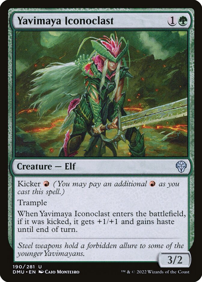 Yavimaya Iconoclast 190/281 (Dominaria United)  - Foil | Good Games Modbury