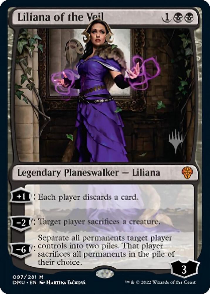 Liliana of the Veil 97 (Promo Pack: Dominaria United)  - Foil | Good Games Modbury