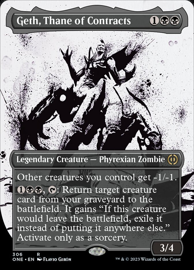 Geth, Thane of Contracts (Borderless Ichor) [Phyrexia: All Will Be One] | Good Games Modbury