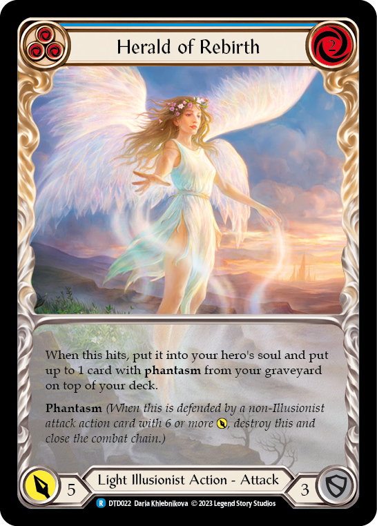 Herald of Rebirth (Blue) [DTD022] (Dusk Till Dawn) | Good Games Modbury