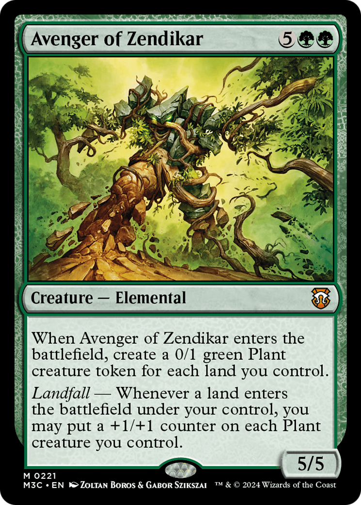 Avenger of Zendikar (Ripple Foil) [Modern Horizons 3 Commander] | Good Games Modbury