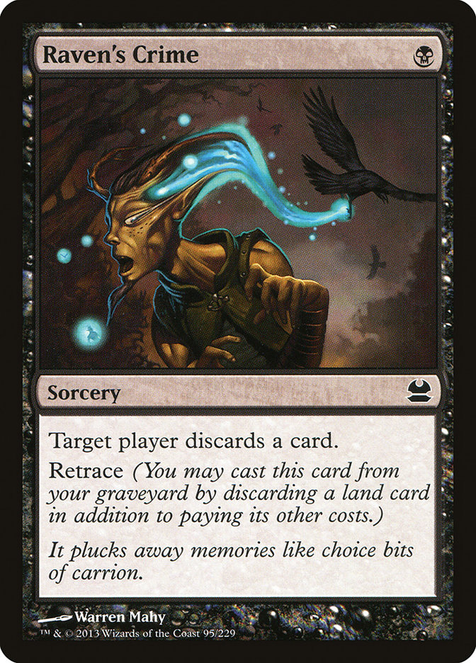 Raven's Crime 95/229 (Modern Masters)  - Foil | Good Games Modbury