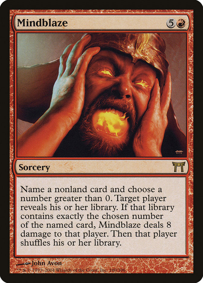 Mindblaze 180/306 (Champions of Kamigawa)  - Foil | Good Games Modbury