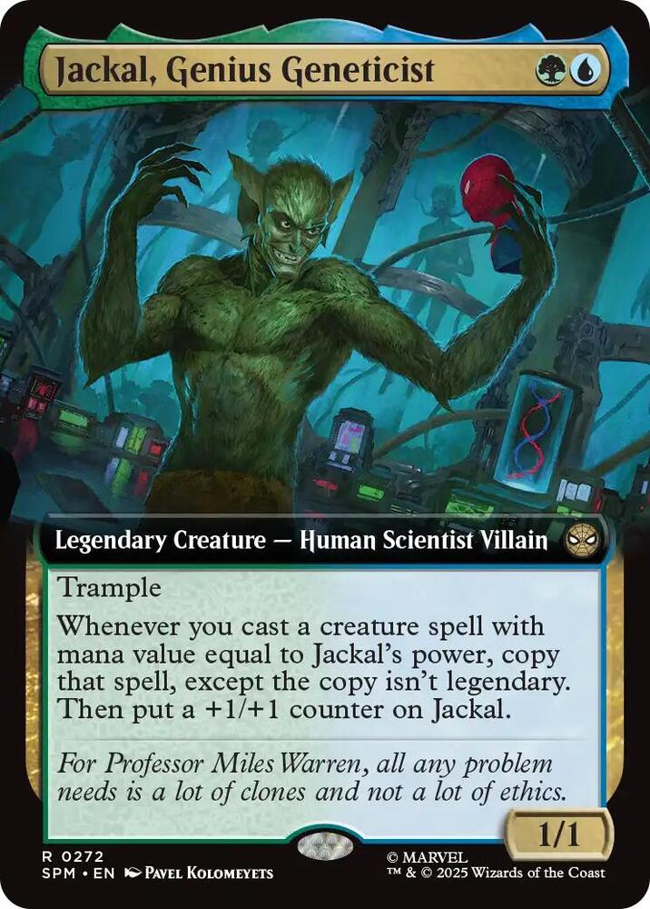 Jackal, Genius Geneticist 272 (Marvel's Spider-Man)  - Extended Art Foil | Good Games Modbury