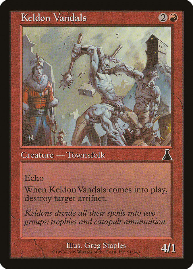 Keldon Vandals 91/143 (Urza's Destiny)  | Good Games Modbury