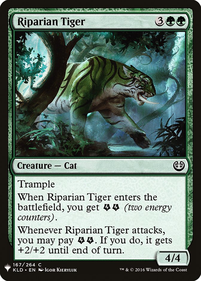 Riparian Tiger [Mystery Booster] | Good Games Modbury