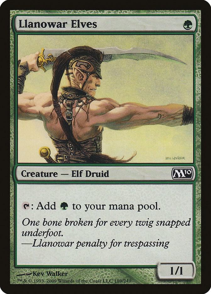 Llanowar Elves 189/249 (Magic 2010 (M10))  - Foil | Good Games Modbury