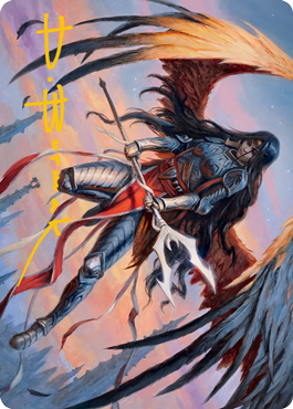 Liesa, Forgotten Archangel Art Card (Gold-Stamped Signature) [Innistrad: Midnight Hunt Art Series] | Good Games Modbury