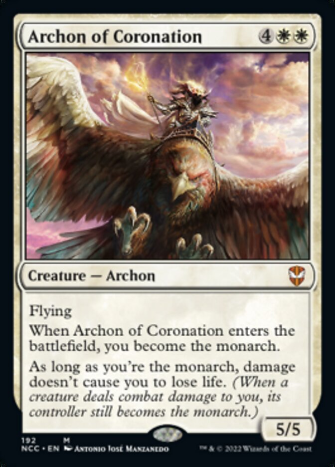 Archon of Coronation [Streets of New Capenna Commander] | Good Games Modbury