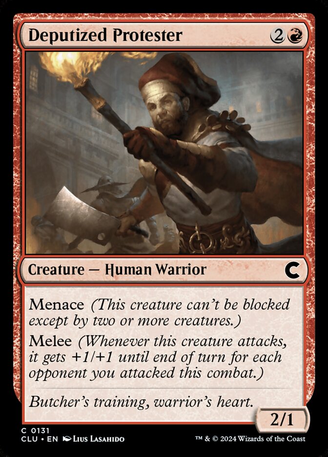 Deputized Protester 131/284 (Ravnica: Clue Edition)  | Good Games Modbury