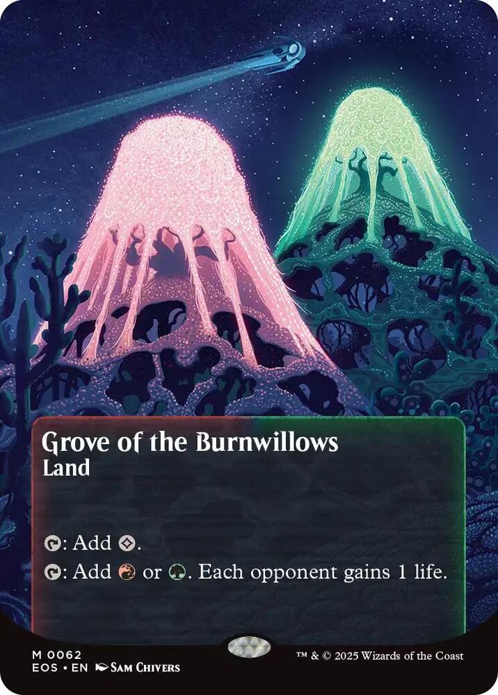 Grove of the Burnwillows  62/45 (Edge of Eternities: Stellar Sights)  - Borderless | Good Games Modbury