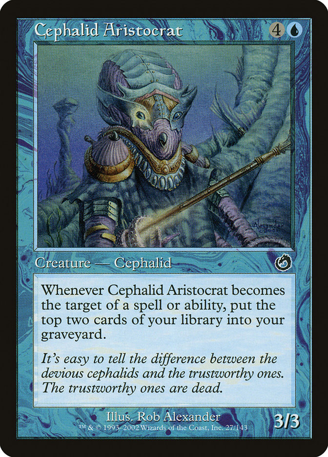 Cephalid Aristocrat 27/143 (Torment)  - Foil | Good Games Modbury