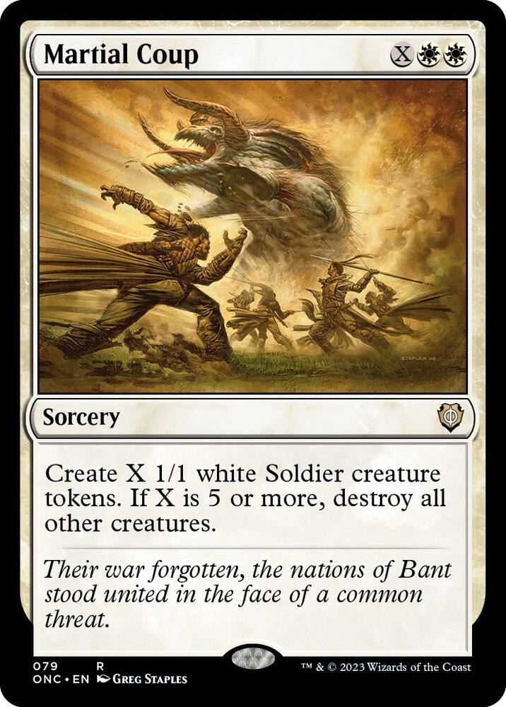 Martial Coup 79/28 (Commander: Phyrexia: All Will Be One)  | Good Games Modbury