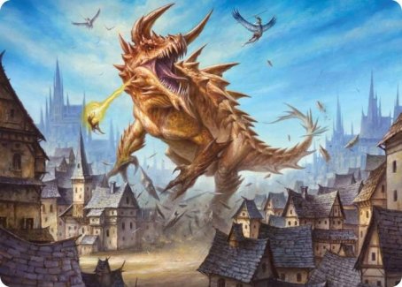 Tarrasque Art Card [Dungeons & Dragons: Adventures in the Forgotten Realms Art Series] | Good Games Modbury