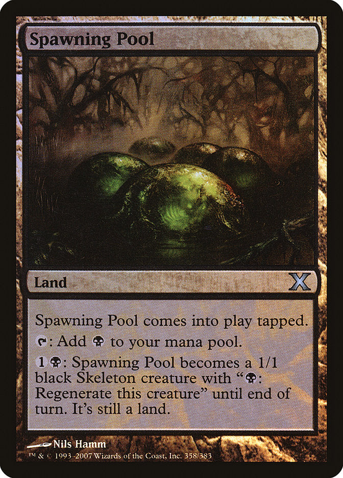 Spawning Pool (Premium Foil) [Tenth Edition] | Good Games Modbury