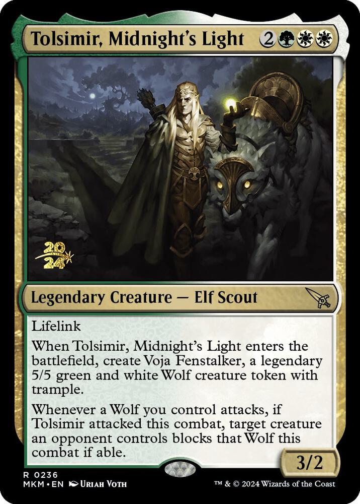 Tolsimir Midnights Light 236s/182 (Prerelease Cards)  - Foil | Good Games Modbury