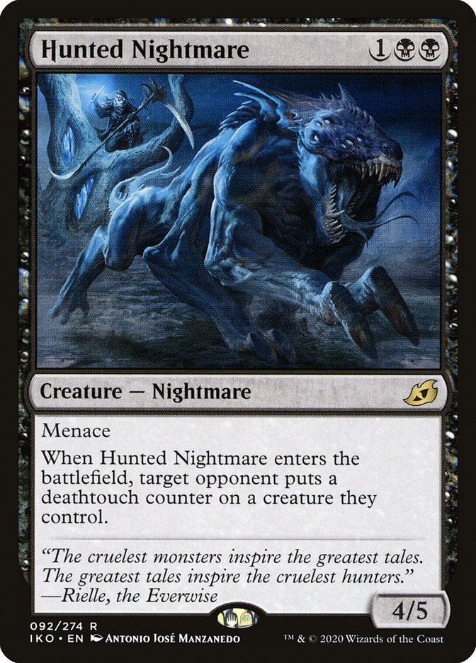 Hunted Nightmare 92/274 (Ikoria: Lair of Behemoths)  | Good Games Modbury