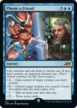 Phone a Friend Galaxy Foil 341/244 (Unfinity)  - Foil | Good Games Modbury