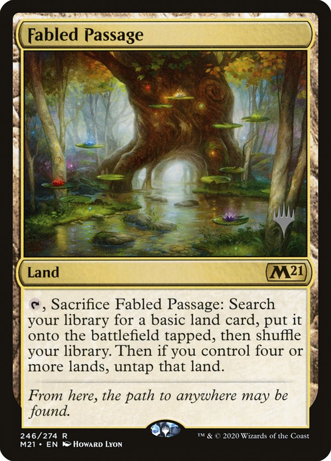 Fabled Passage (Promo Pack) [Core Set 2021 Promos] | Good Games Modbury