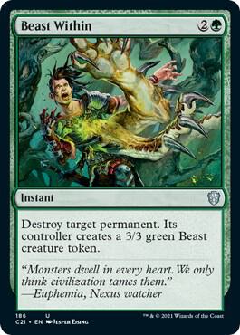 Beast Within 186/81 (Commander 2021)  | Good Games Modbury