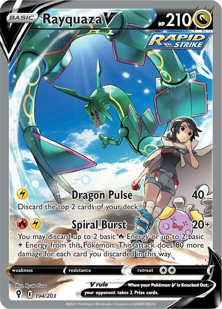 Rayquaza V (194/203) [Sword & Shield: Evolving Skies] | Good Games Modbury