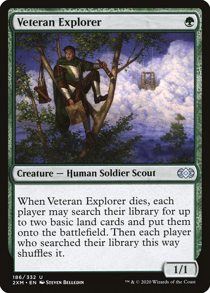 Veteran Explorer 186/332 (Double Masters)  - Foil | Good Games Modbury