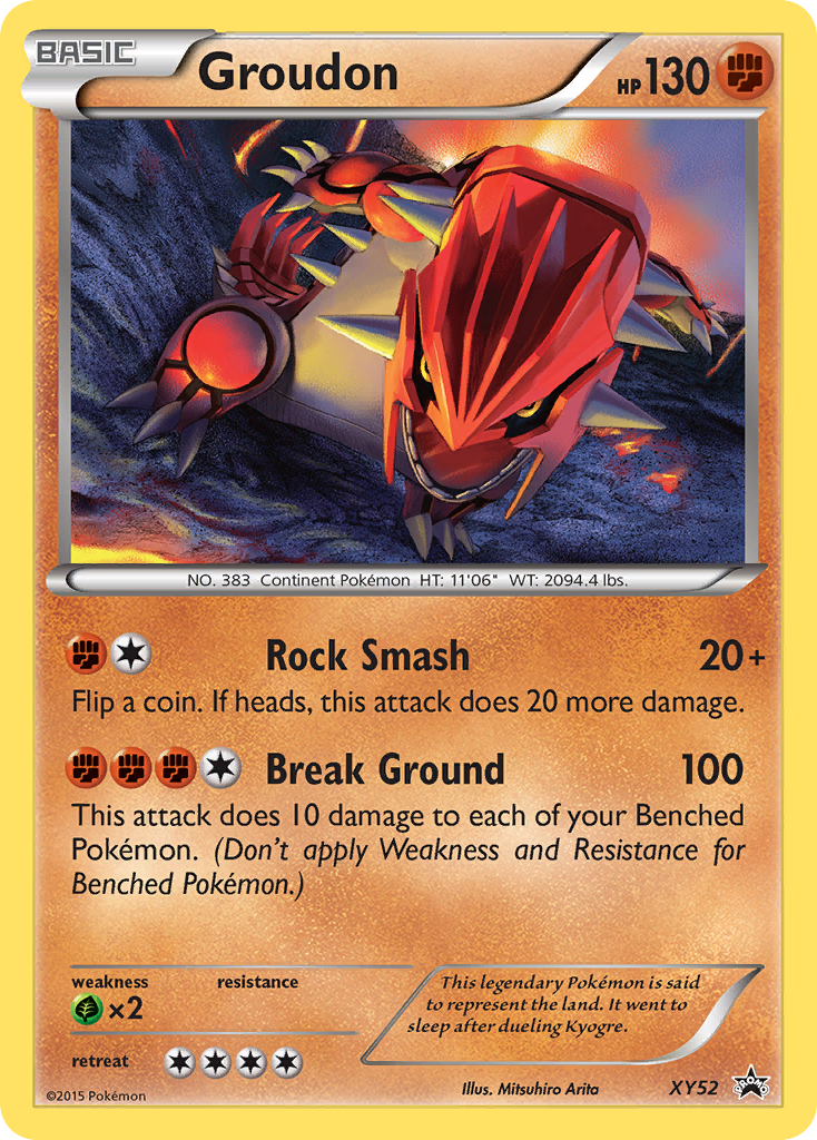 Groudon (XY52) [XY: Black Star Promos] | Good Games Modbury