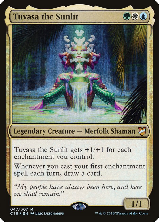 Tuvasa the Sunlit 47 (Commander 2018)  - Foil | Good Games Modbury