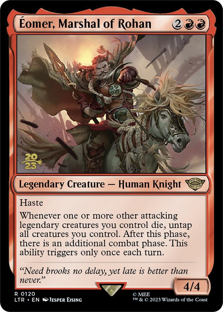 Eomer Marshal of Rohan 120s/86 (Prerelease Cards)  - Foil | Good Games Modbury