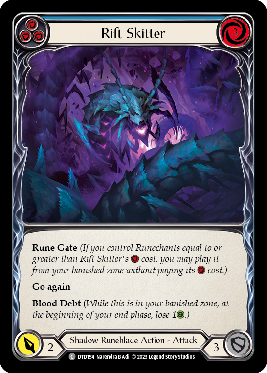 Rift Skitter (Blue) [DTD154] (Dusk Till Dawn) | Good Games Modbury