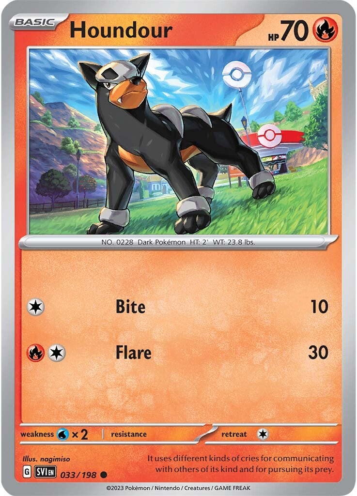 Houndour (033/198) [Scarlet & Violet: Base Set] | Good Games Modbury