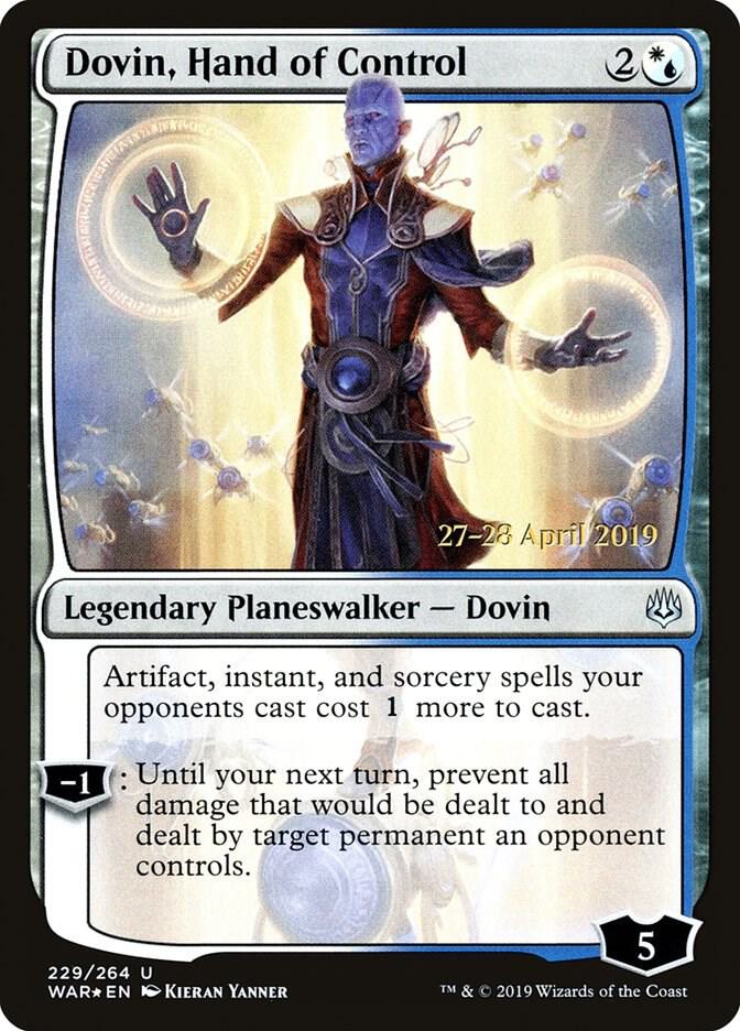 Dovin Hand of Control 229s/176 (Prerelease Cards)  - Foil | Good Games Modbury