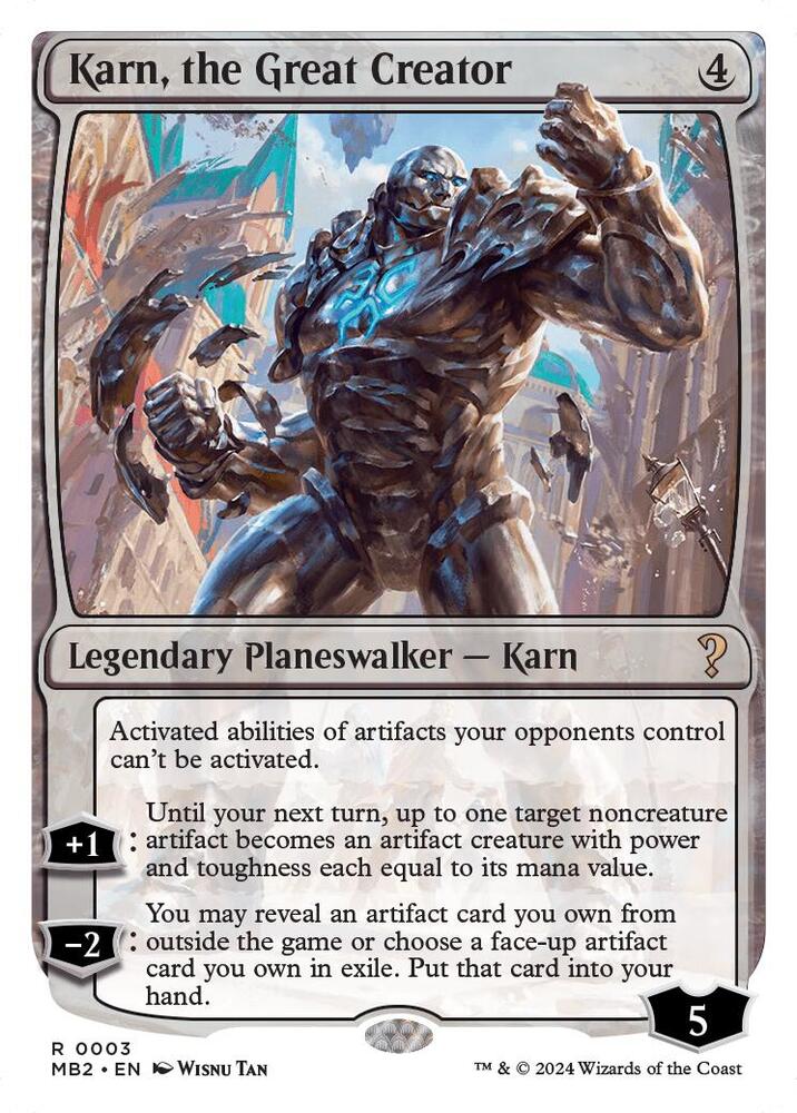 Karn, the Great Creator 3/390 (Mystery Booster 2)  | Good Games Modbury