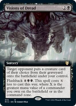 Visions of Dread Extended Art 72/38 (Commander: Innistrad: Midnight Hunt)  | Good Games Modbury