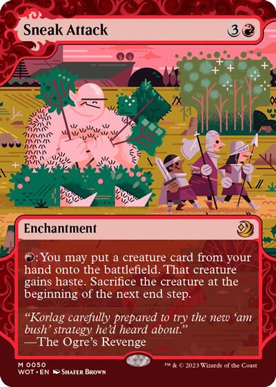 Sneak Attack 50/63 (Wilds of Eldraine: Enchanting Tales)  - Showcase | Good Games Modbury