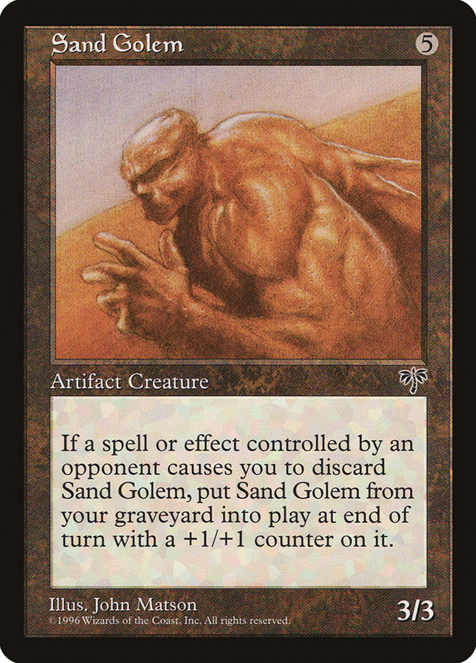 Sand Golem 318/350 (Mirage)  | Good Games Modbury